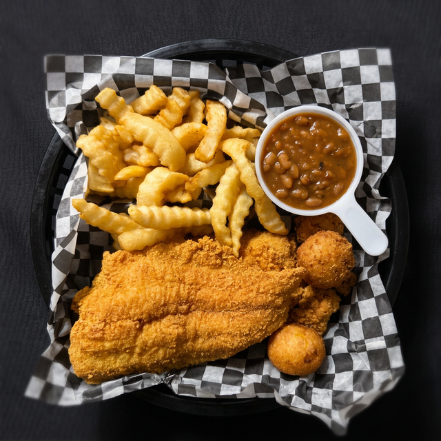 Catfish Dinner.
